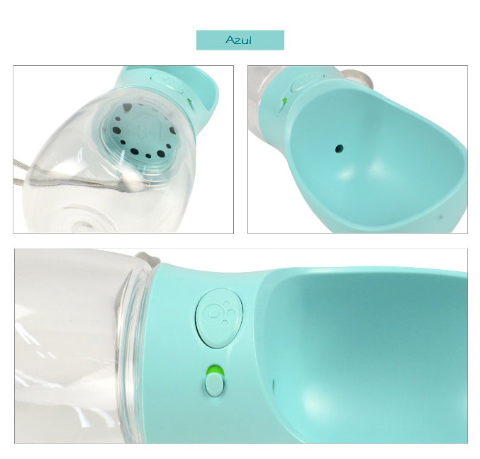 Garrafa Pet Portátil - Garrafa de Água Para Cães e Gatos