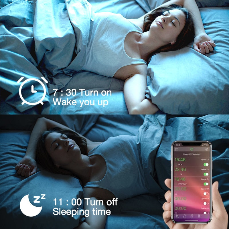 Lâmpada RGB inteligente compatível com alexa, google assistent entre outros.