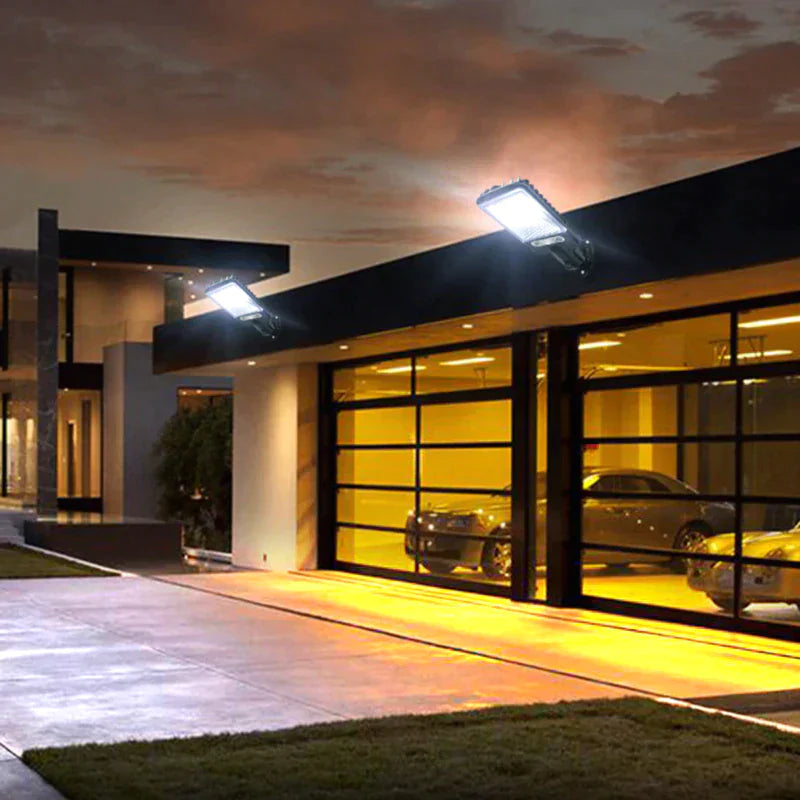 Refletor LED Solar Sustentável com Sensor de Movimento - Frete Grátis