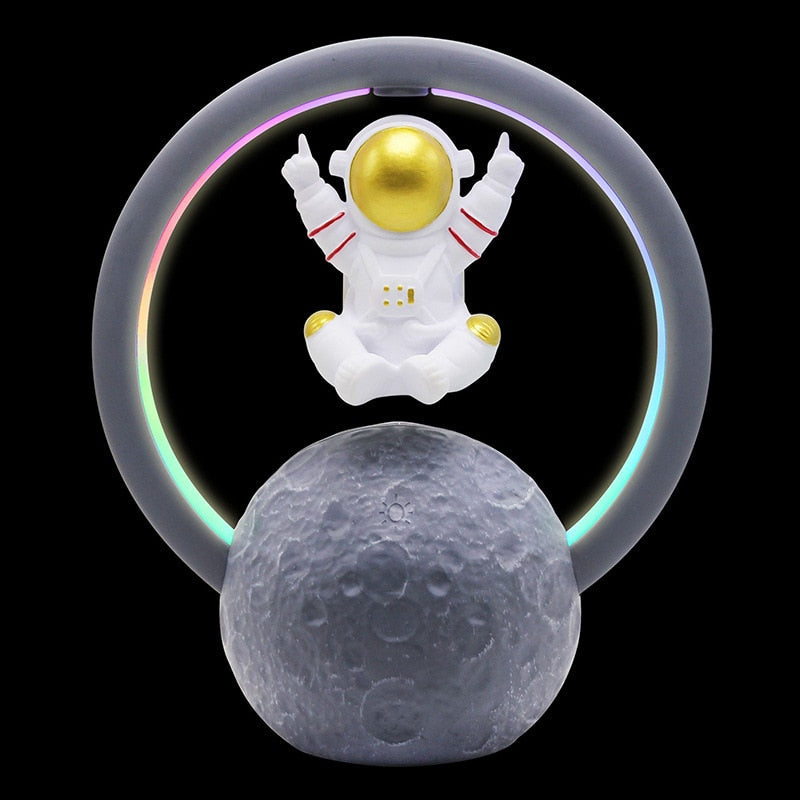 boneco bluetoooth astronauta com Radio e som embutido