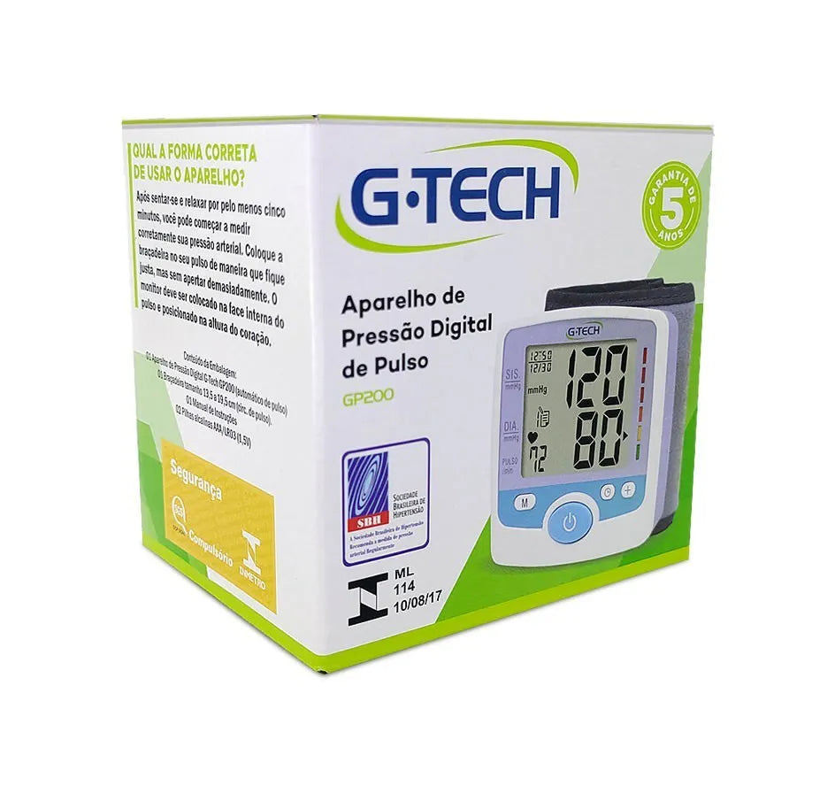 Medidor de Pressão Recarregável Eletrônico - Frete Grátis